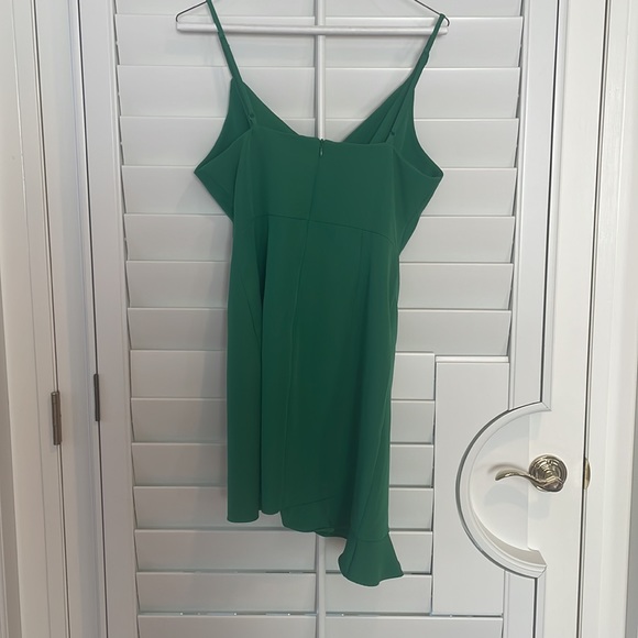 do + be green ruffle mini dress - Picture 3 of 3